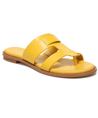 Gretta Slide Sandals Yellow $46.80 Shoes