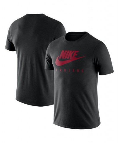 Men's Black USC Trojans Essential Futura T-shirt $20.64 T-Shirts