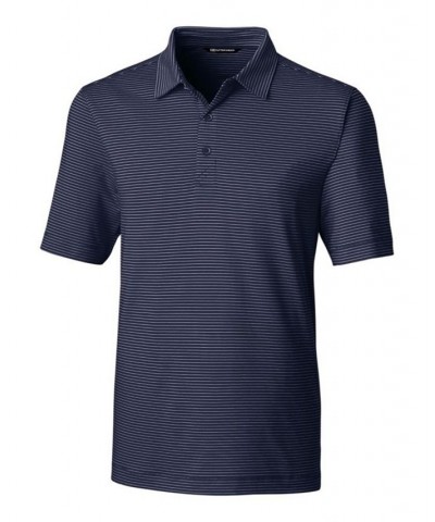 Men's Forge Pencil Stripe Blue $35.70 Polo Shirts