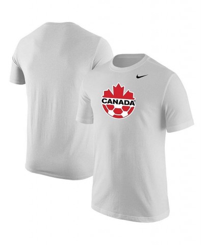 Men's White Canada Soccer Core T-shirt $18.40 T-Shirts