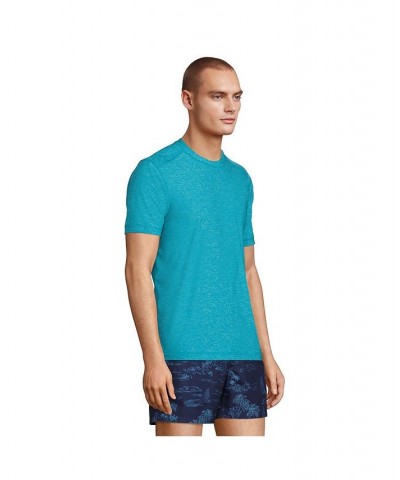 Men's Tall Short Sleeve UPF 50 Swim Tee Rash Guard PD01 $21.48 Swimsuits